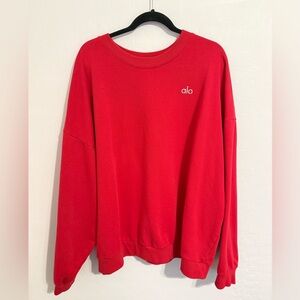 ALO Accolade Crew - Bold Red
